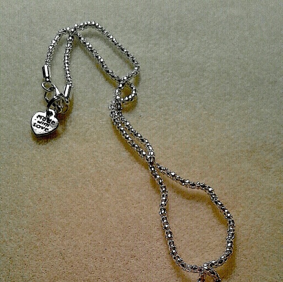 “Snowflake” beaded completely reversible necklace. - Picture 2 of 3